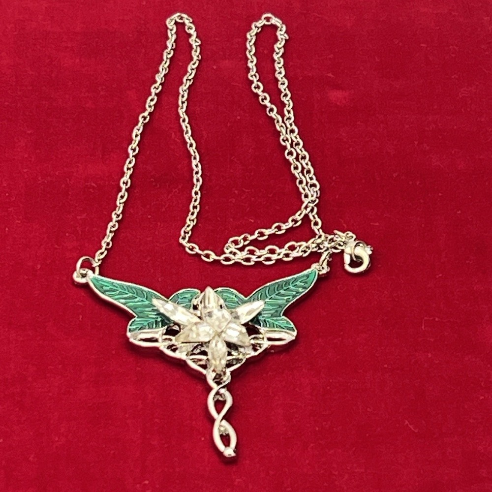 necklace Lord Of The Rings Inspired Ever Star Necklace/brooch 1 1/4" Chain‎ 24" - Picture 3 of 6